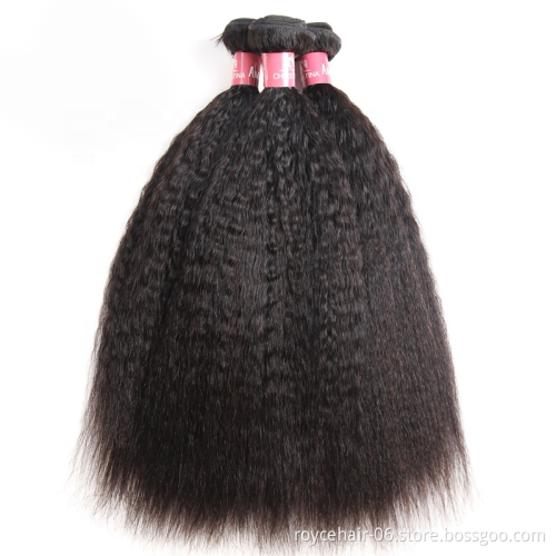 100% Brazilian Virgin Human Hair Tangle Free Wave Straight Curly Natural Hair Different Textures Weaves For Black Women